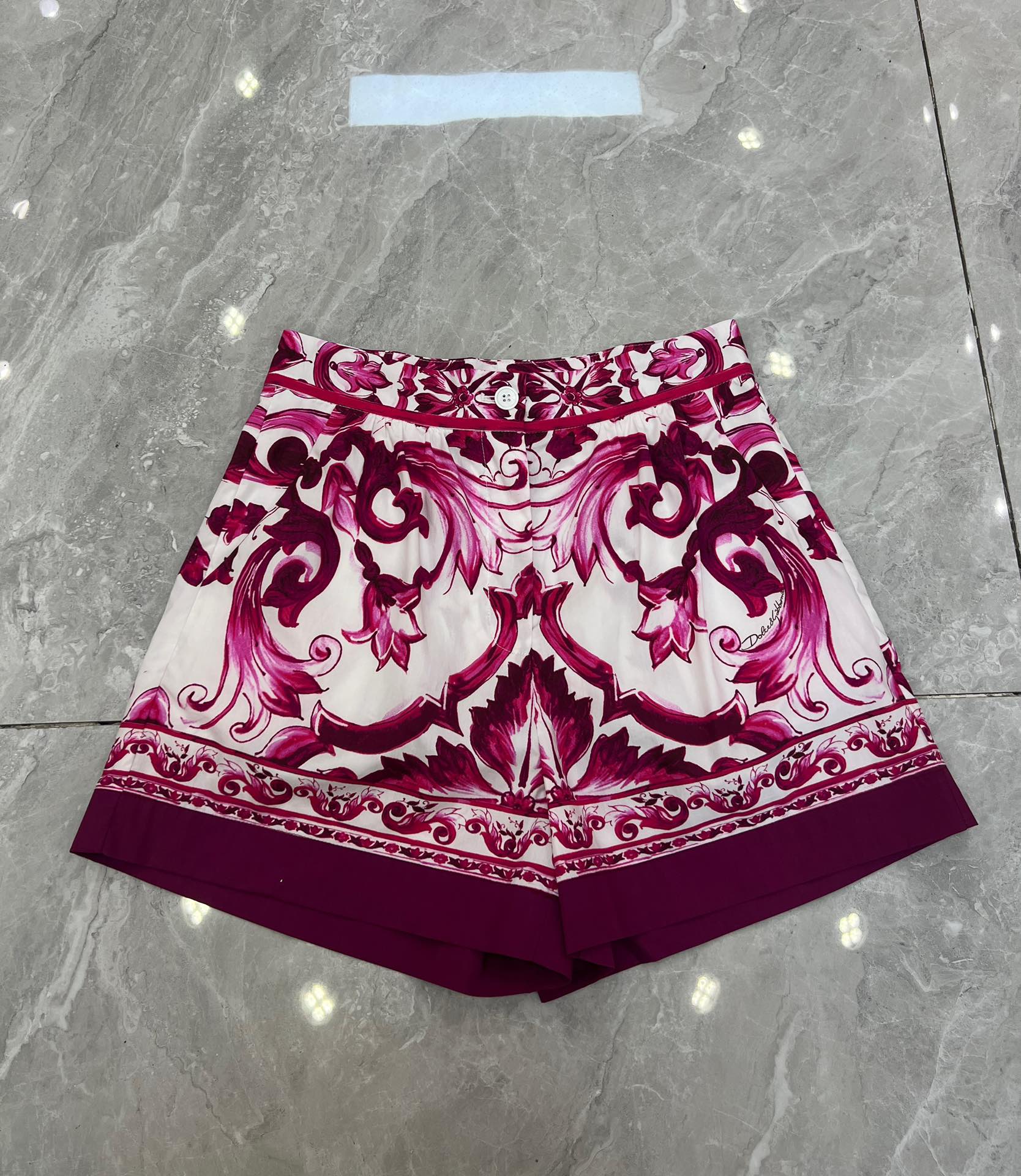 P460 SMLXLXXL, WITH A PACKAGED DUGARBANA, ORIGINAL RED VELVET COTTON SHORTS - 图片 1