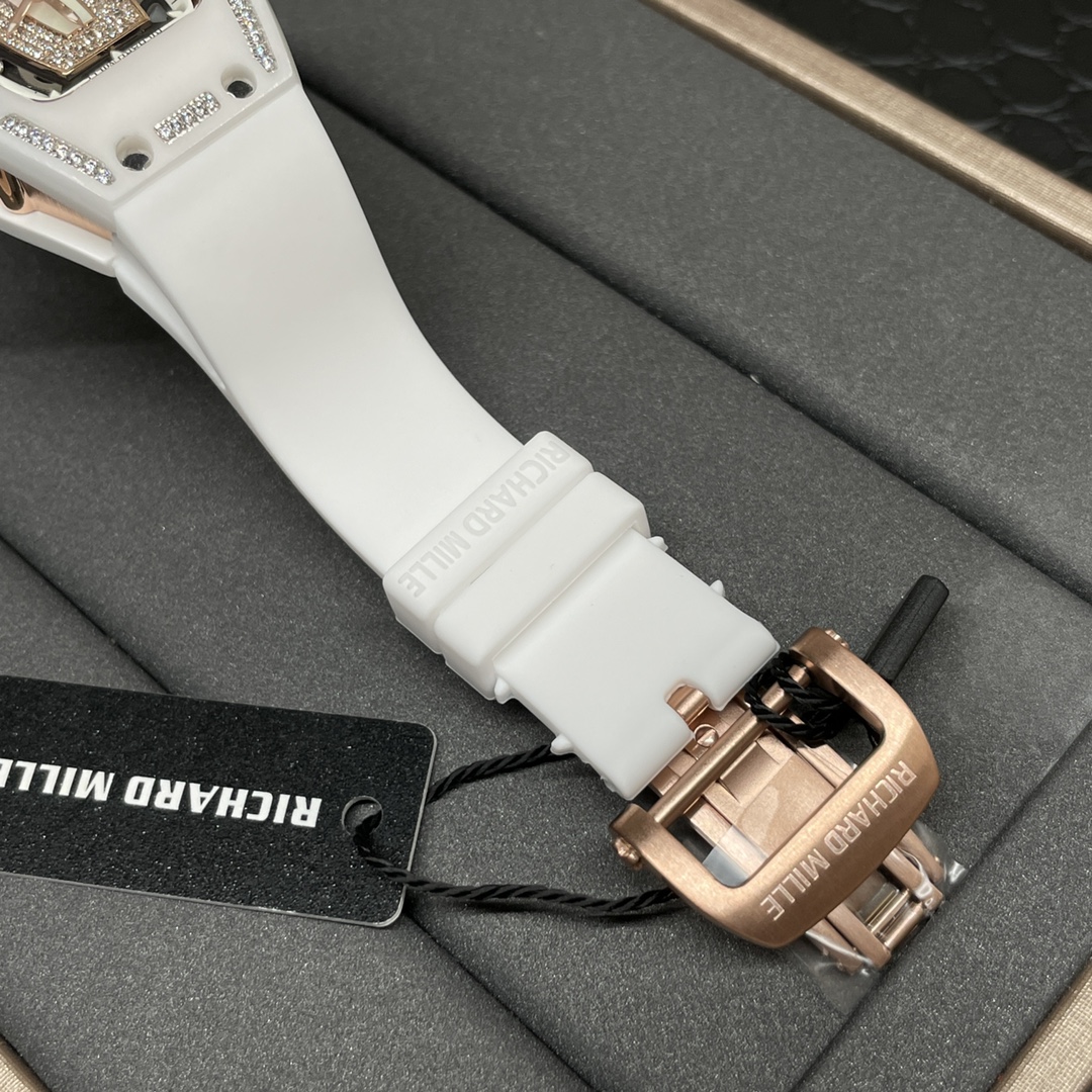 Richard Mille 理查德米勒Rm07-01 白陶瓷 圈口钻女款机械