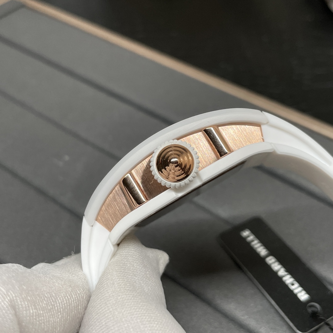 Richard Mille 理查德米勒Rm07-01 白陶瓷 圈口钻女款机械