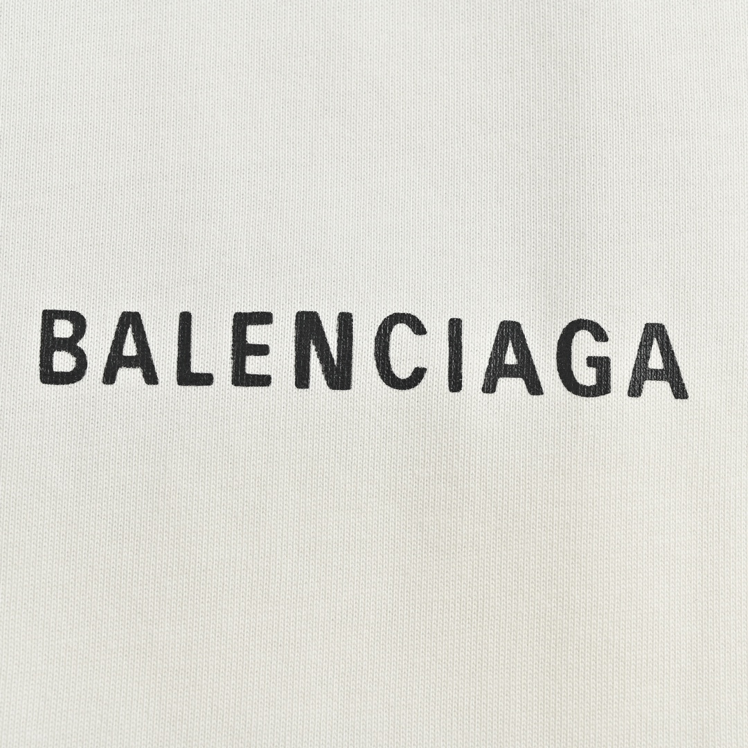Balenciaga/巴黎世家 23ss 前后字母印花背心 无袖背心男女同款宽松上衣 巴黎世家经典印花款