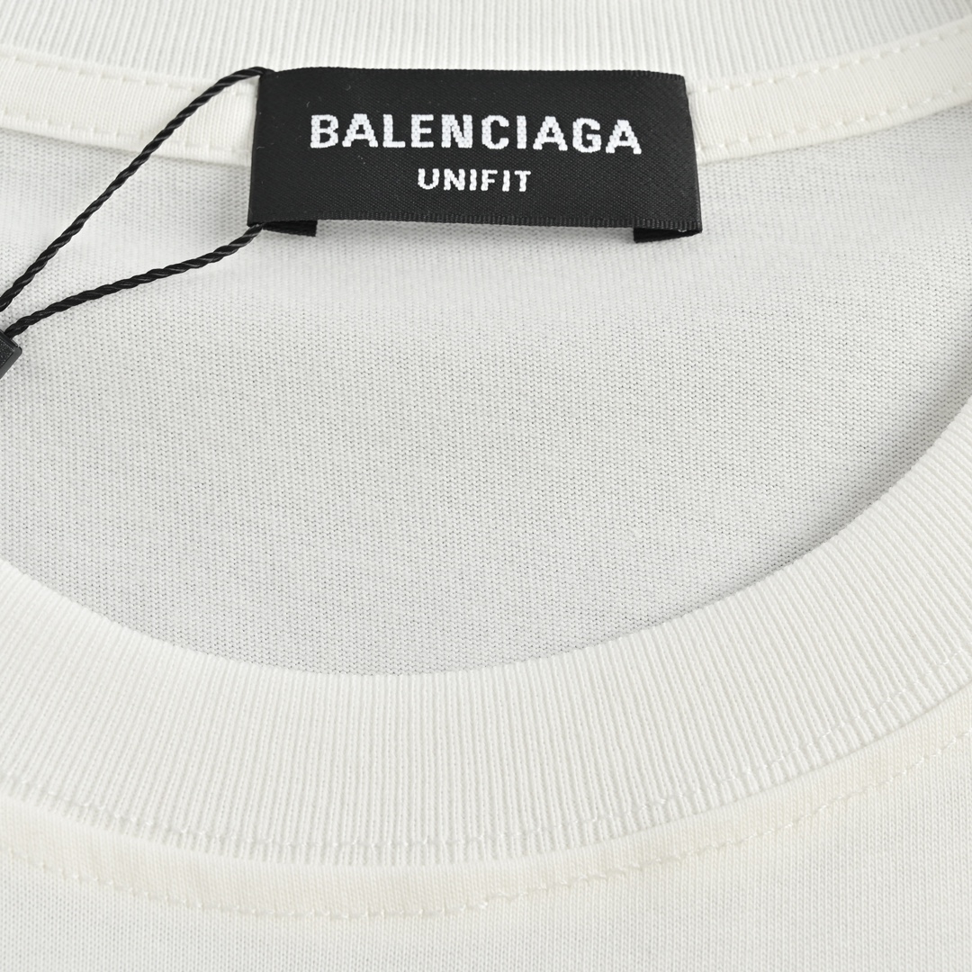 Balenciaga/巴黎世家 23ss 前后字母印花背心 无袖背心男女同款宽松上衣 巴黎世家经典印花款