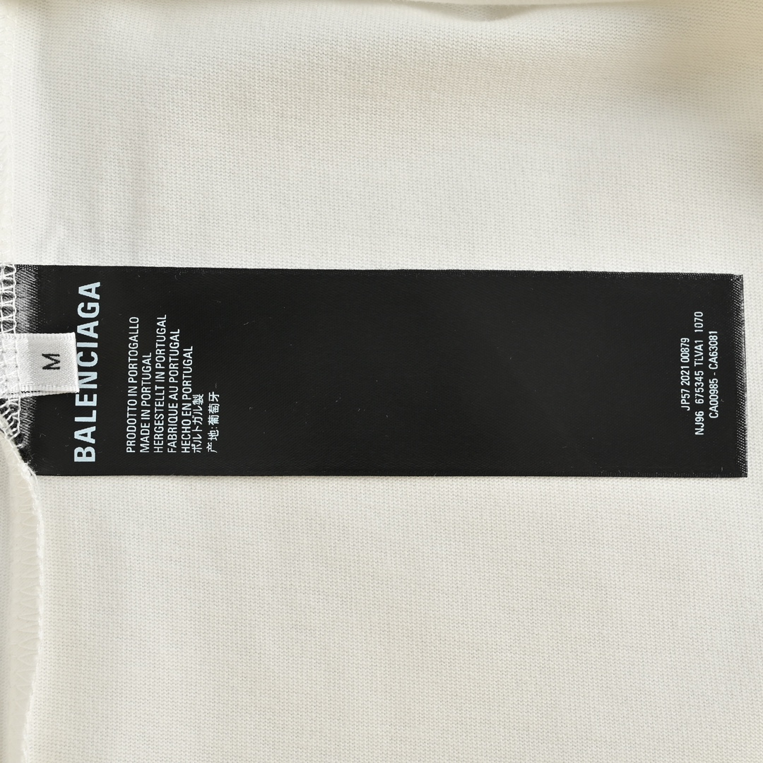 Balenciaga/巴黎世家 23ss 前后字母印花背心 无袖背心男女同款宽松上衣 巴黎世家经典印花款