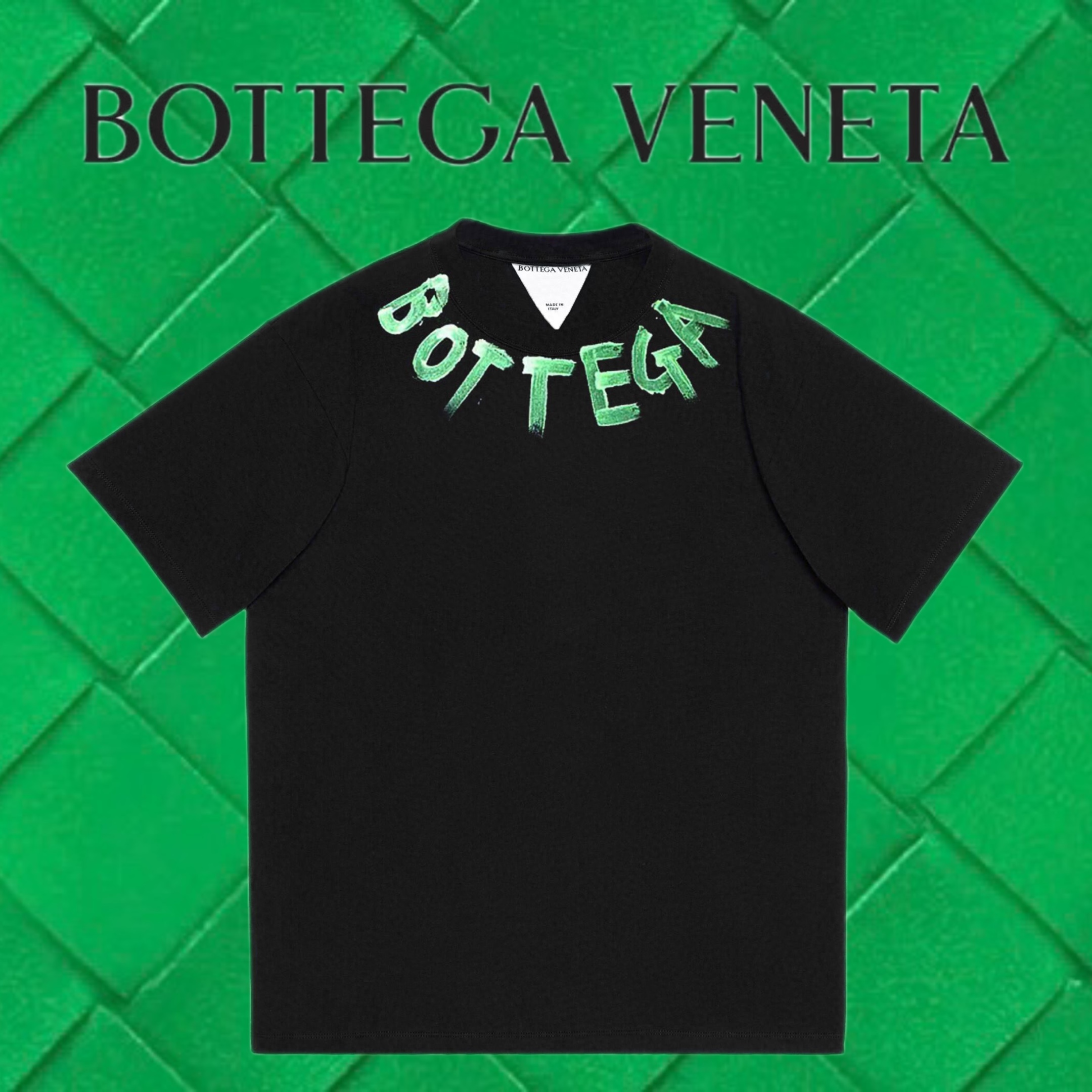 Bottega Veneta Abbigliamento T-Shirt Stampa Unisex Cotone pettinato Maniche corte