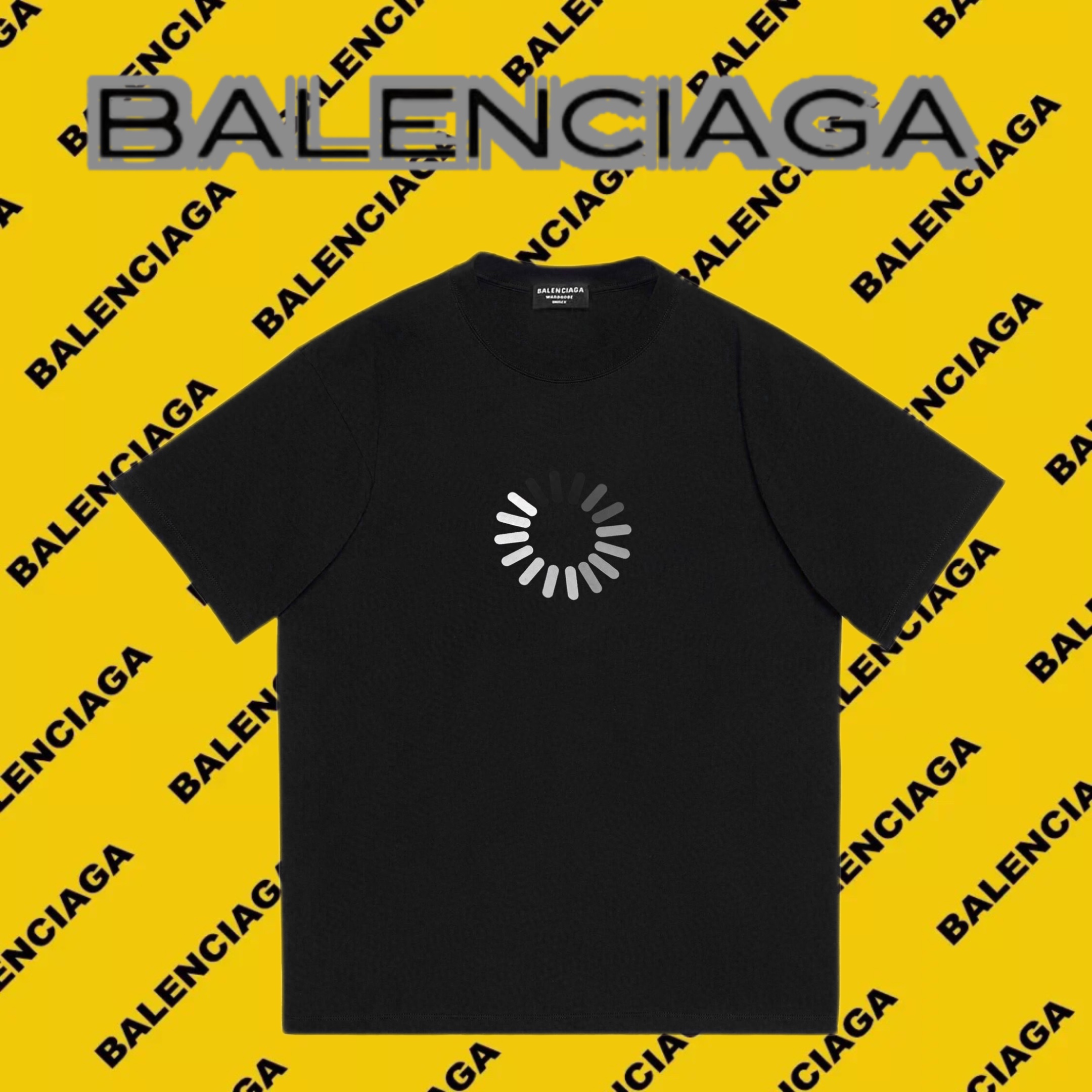 Balenciaga Abbigliamento T-Shirt Stampa Unisex Cotone pettinato Maniche corte