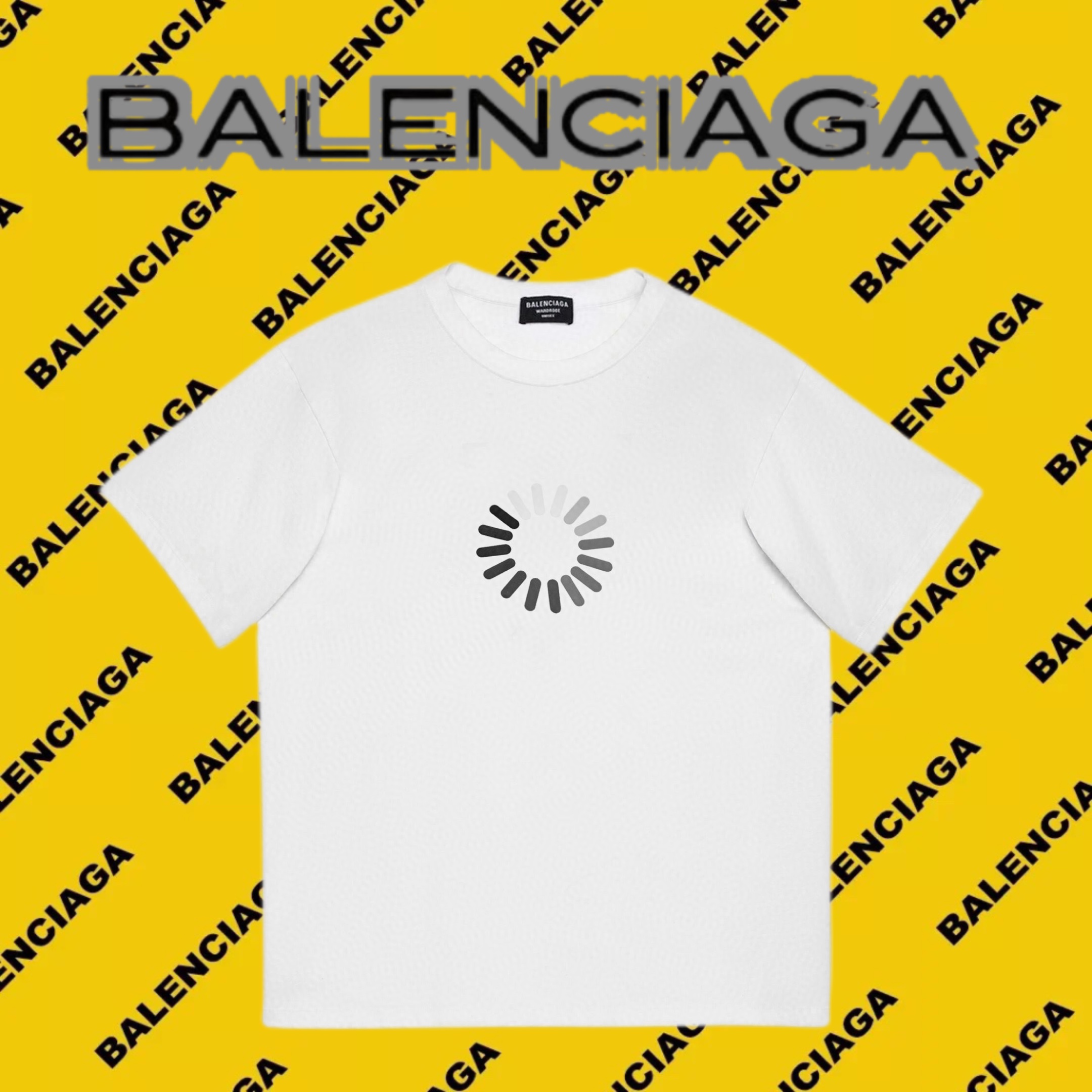 Balenciaga Abbigliamento T-Shirt Vendite online
 Stampa Unisex Cotone pettinato Maniche corte