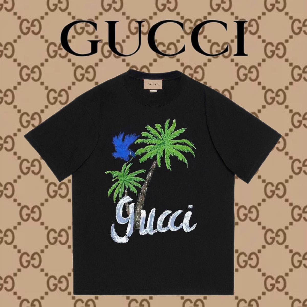 Gucci Abbigliamento T-Shirt Stampa Unisex Cotone pettinato Maniche corte