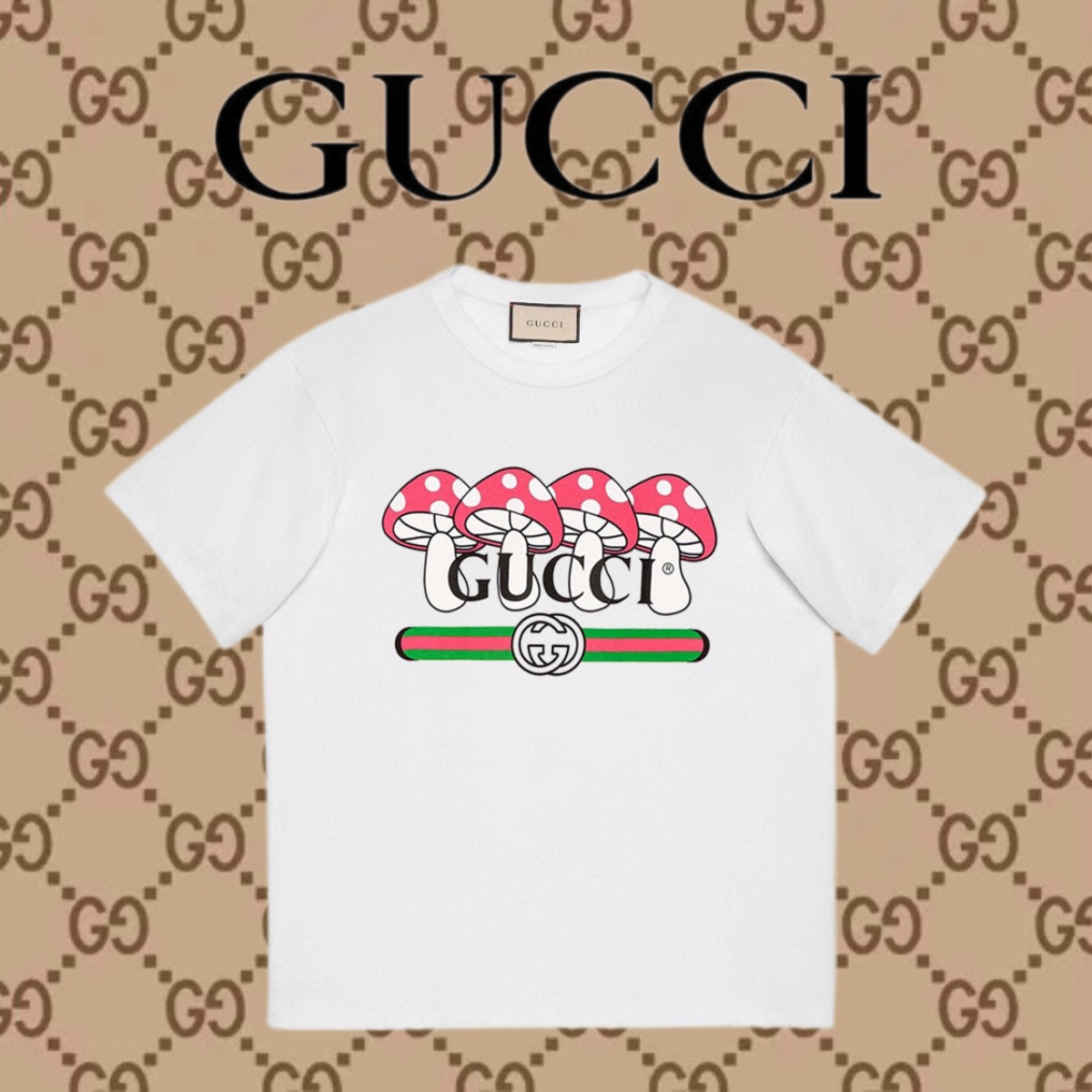 Gucci Abbigliamento T-Shirt Stampa Unisex Cotone pettinato Maniche corte