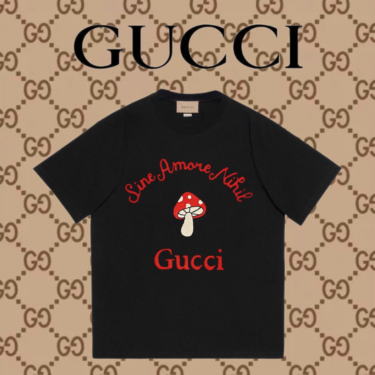 Gucci Abbigliamento T-Shirt Stampa Unisex Cotone pettinato Maniche corte