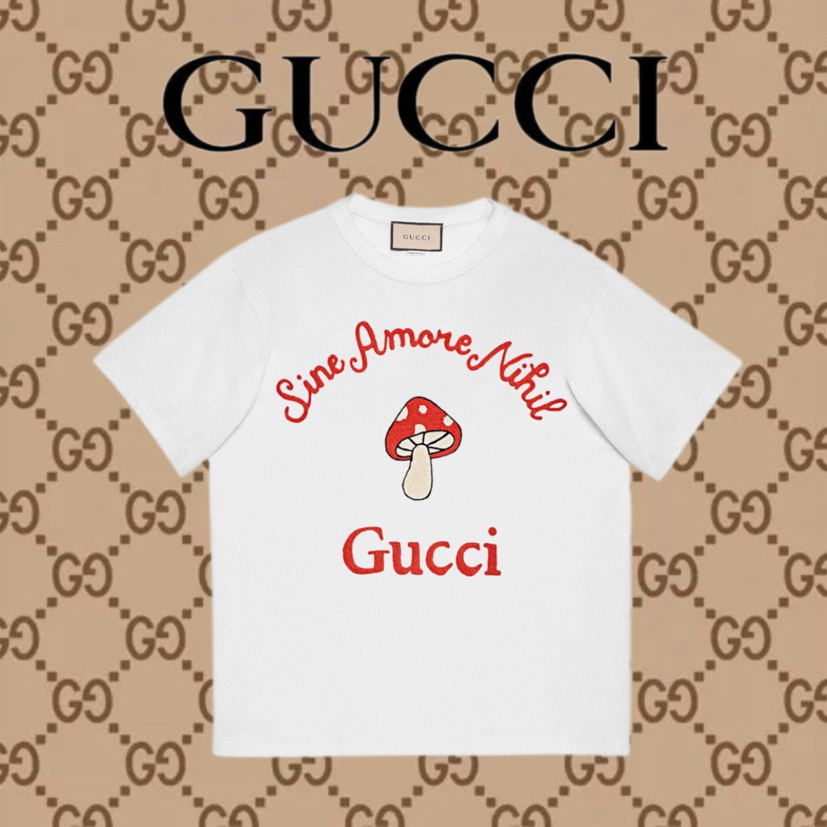 Gucci Abbigliamento T-Shirt Stampa Unisex Cotone pettinato Maniche corte