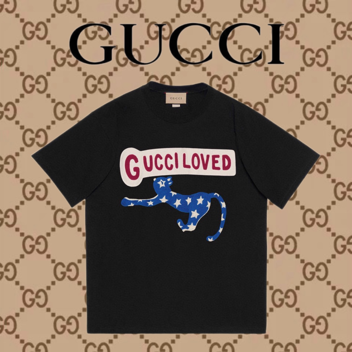 Gucci Abbigliamento T-Shirt Stampa Unisex Cotone pettinato Maniche corte