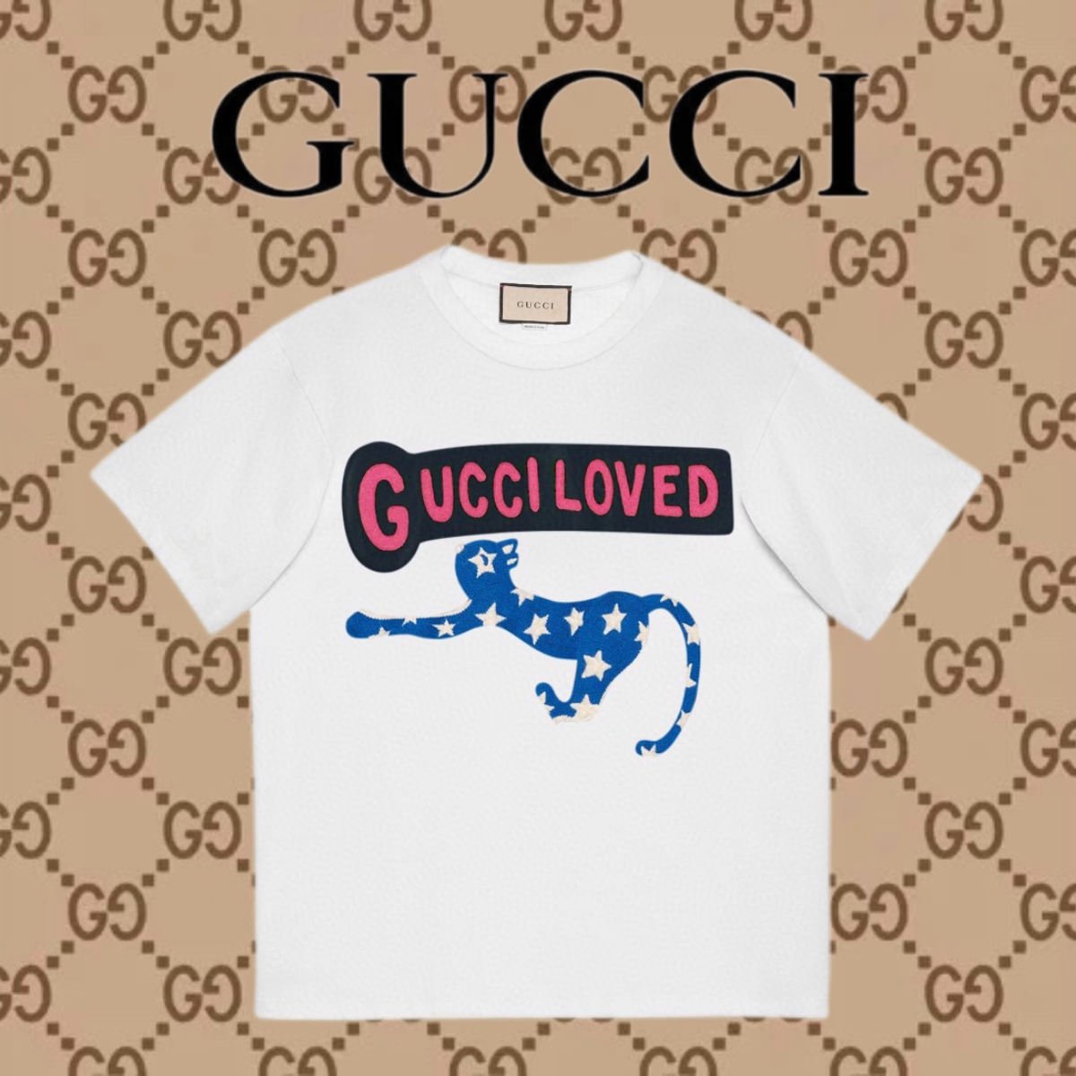 Gucci Abbigliamento T-Shirt Stampa Unisex Cotone pettinato Maniche corte