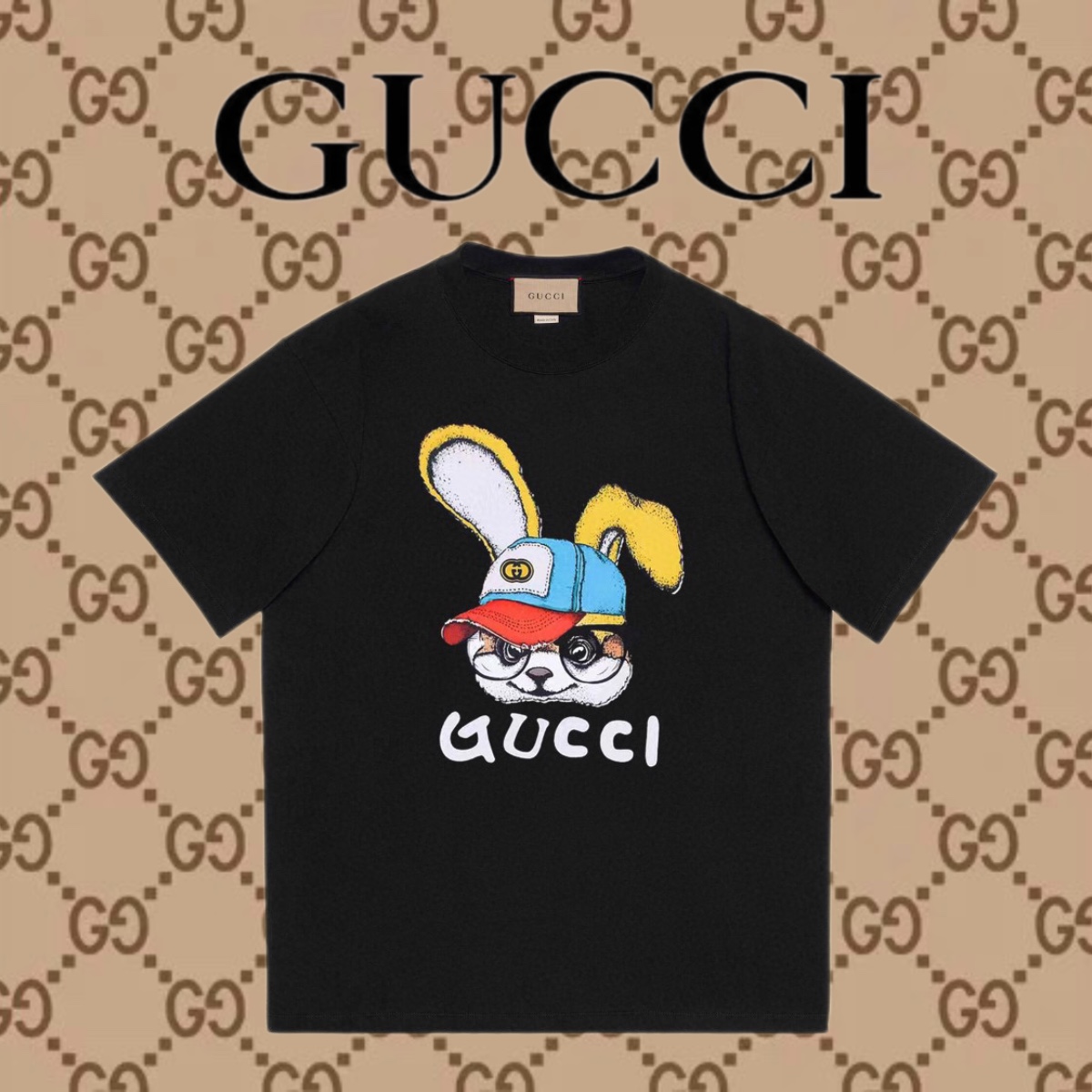 Gucci Abbigliamento T-Shirt Stampa Unisex Cotone pettinato Maniche corte