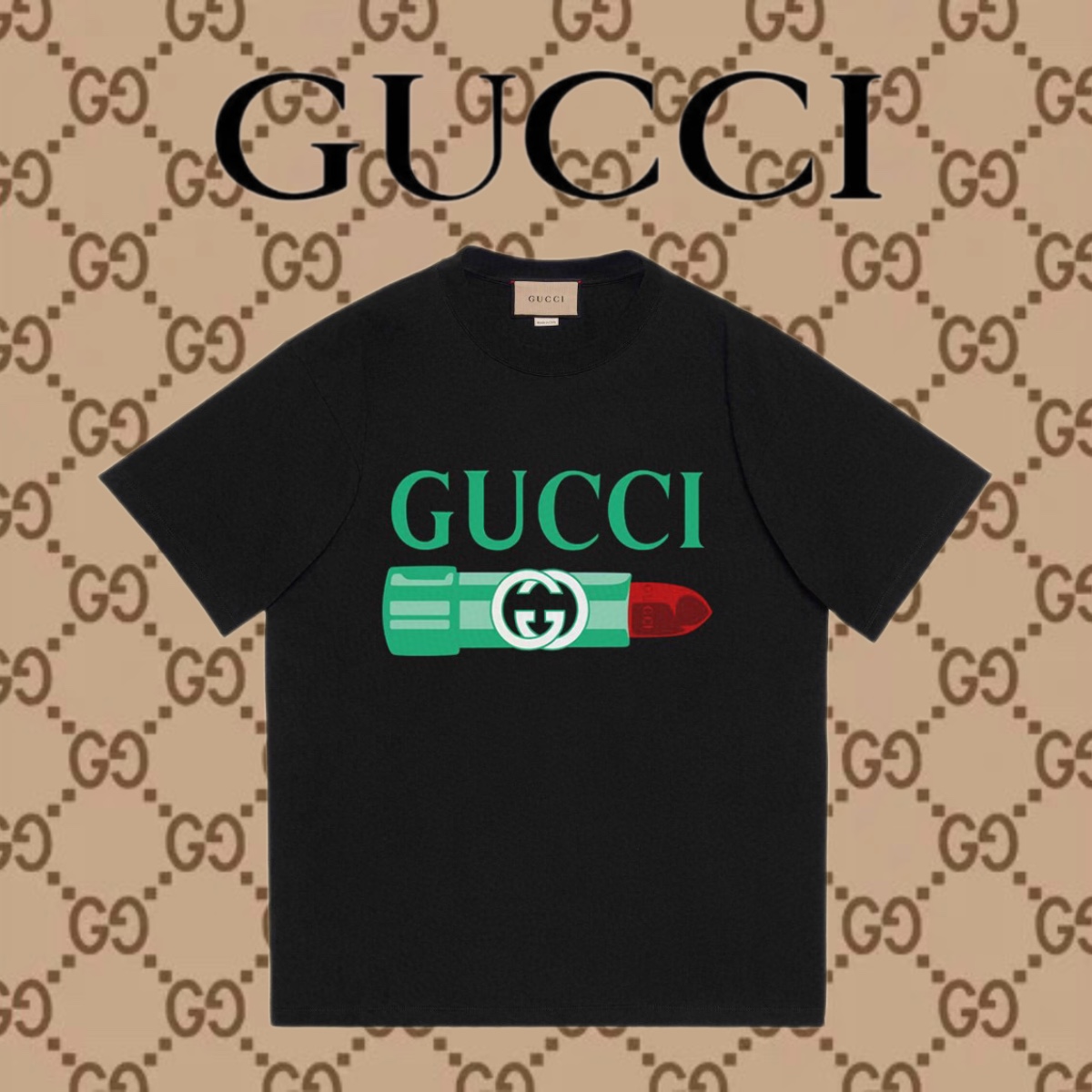 Acquistare
 Gucci Abbigliamento T-Shirt Stampa Unisex Cotone pettinato Maniche corte