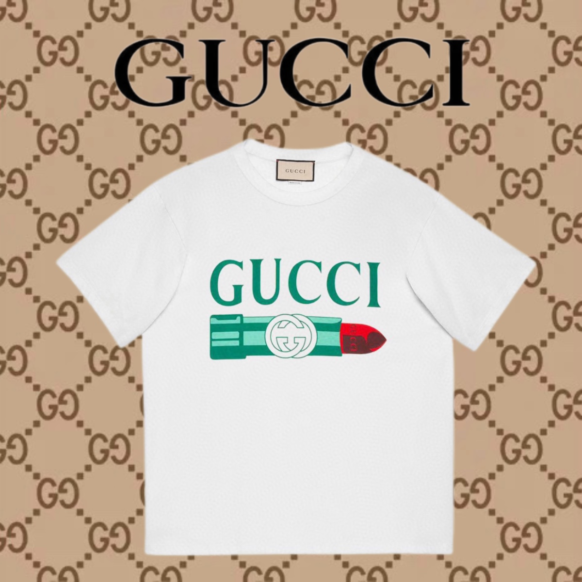 Gucci Abbigliamento T-Shirt Stampa Unisex Cotone pettinato Maniche corte