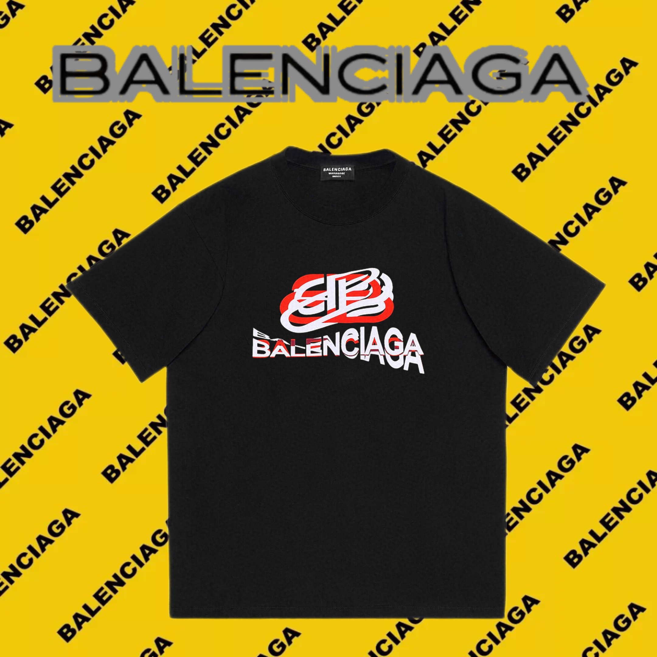 Balenciaga Abbigliamento T-Shirt Stampa Unisex Cotone pettinato Maniche corte