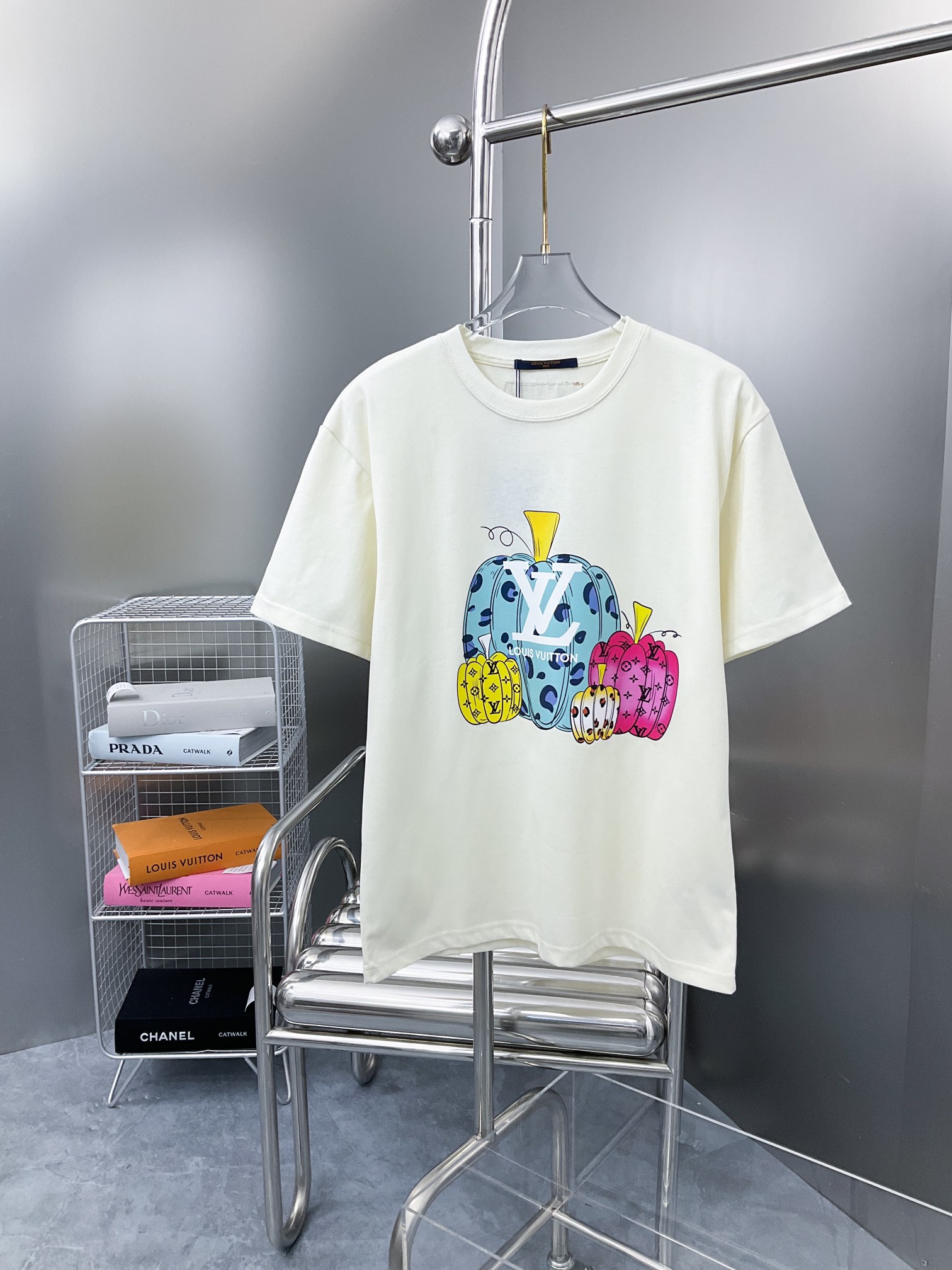 Louis Vuitton Abbigliamento T-Shirt Stampa Cotone pettinato