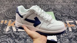 Off-White Shoes Sneakers Blue Dark White Vintage Low Tops