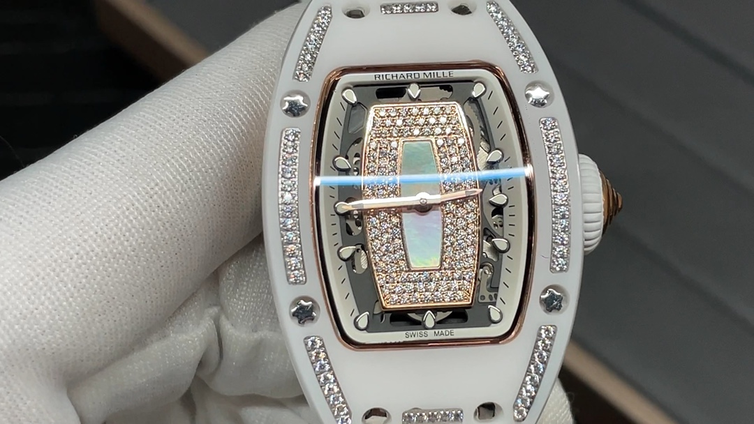 Richard Mille 理查德米勒Rm07-01 白陶瓷 圈口钻女款机械