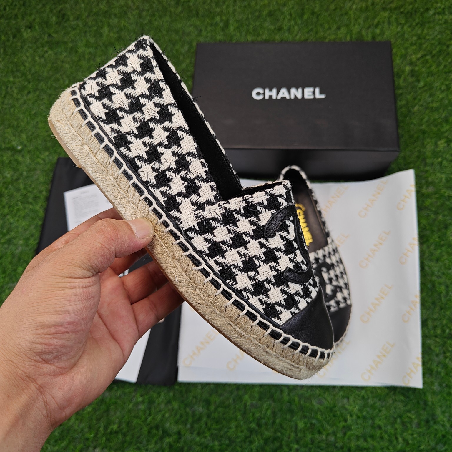 2023 principios de la primavera nueva serie chanel pescador zapatos de pescador, esquema de color de