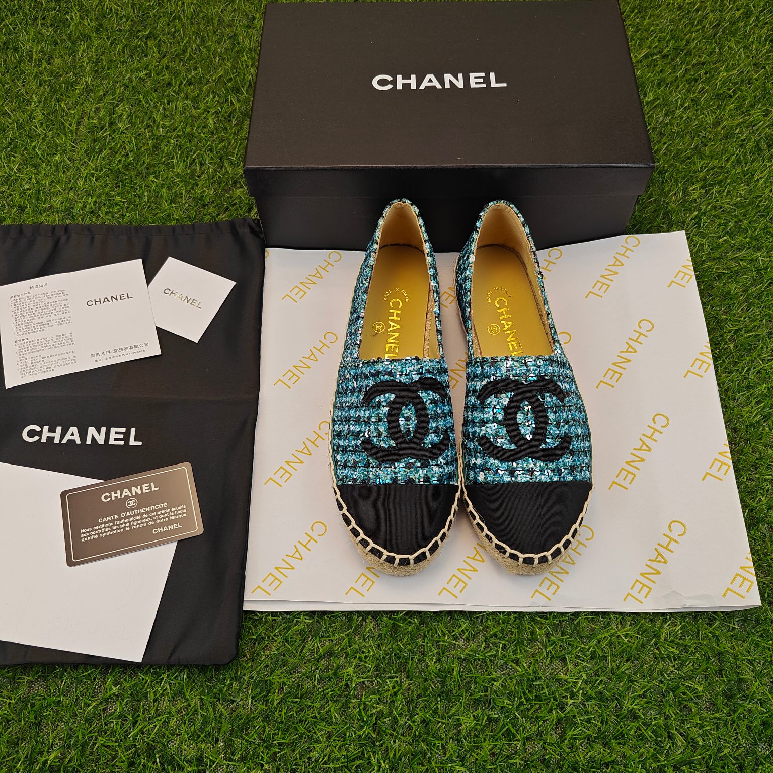 1902023 A principios de la primavera nueva serie Chanel pescador zapatos de pescador, color a juego 