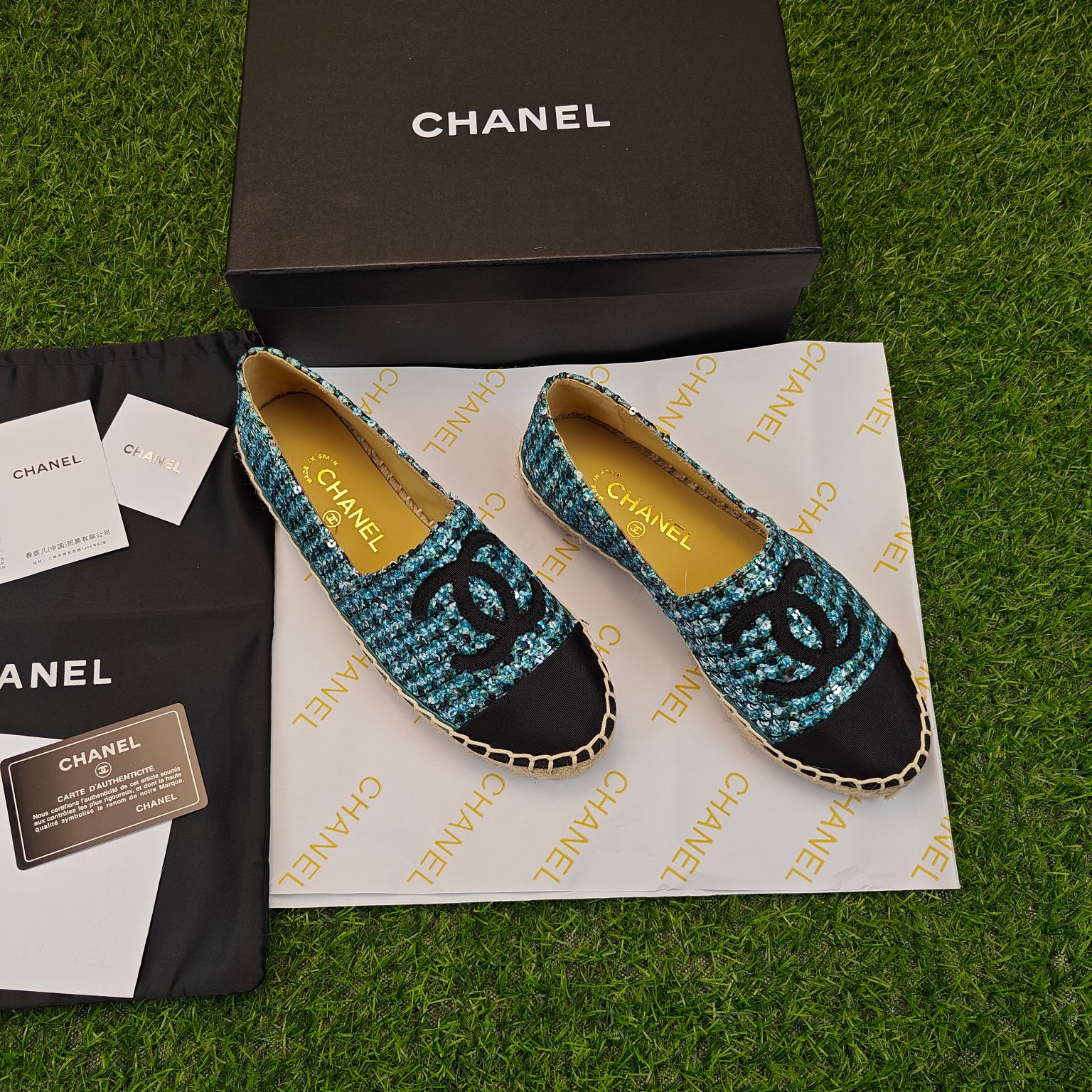 1902023 A principios de la primavera nueva serie Chanel pescador zapatos de pescador, color a juego 