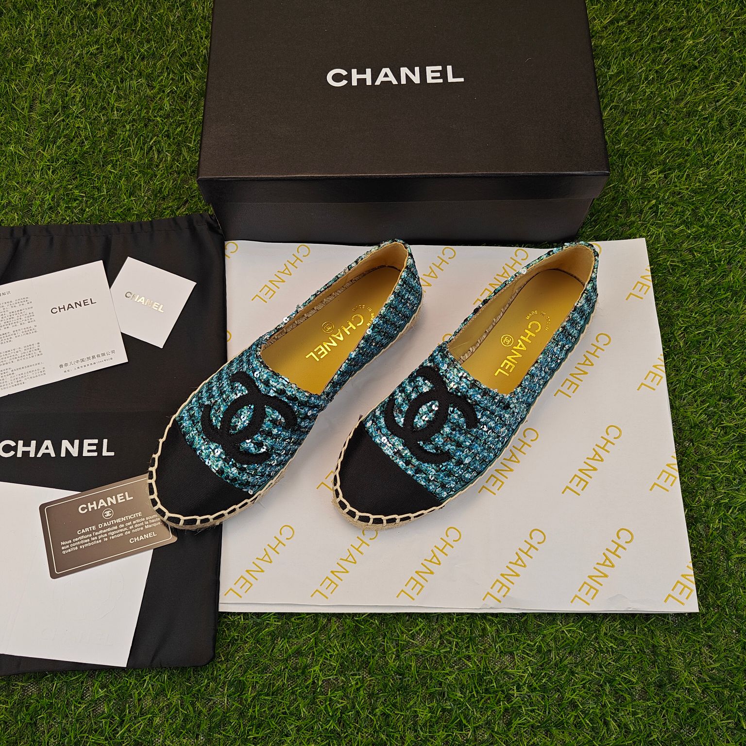 1902023 A principios de la primavera nueva serie Chanel pescador zapatos de pescador, color a juego 