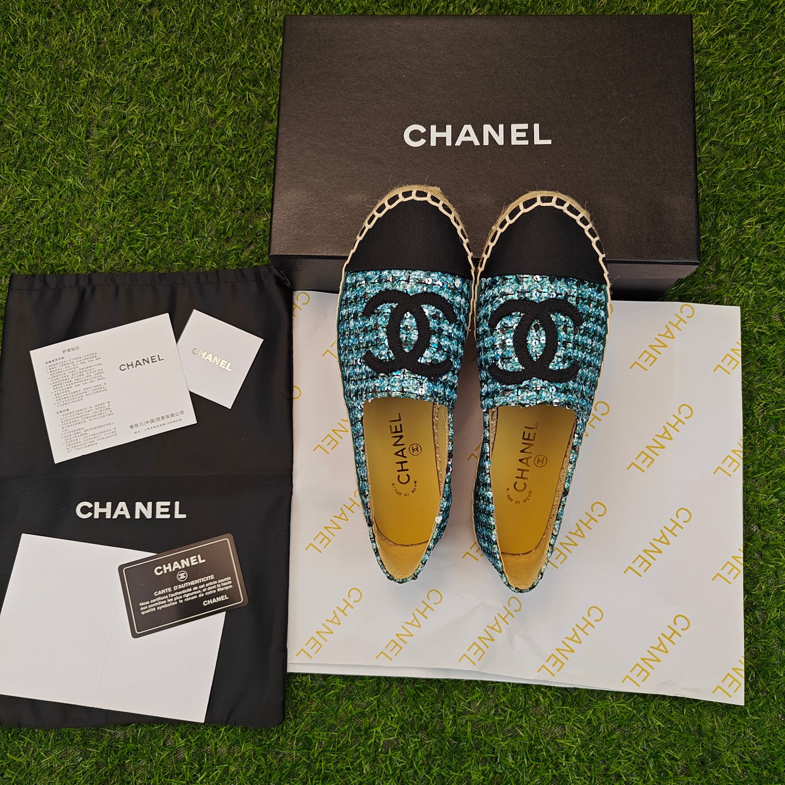 1902023 A principios de la primavera nueva serie Chanel pescador zapatos de pescador, color a juego 