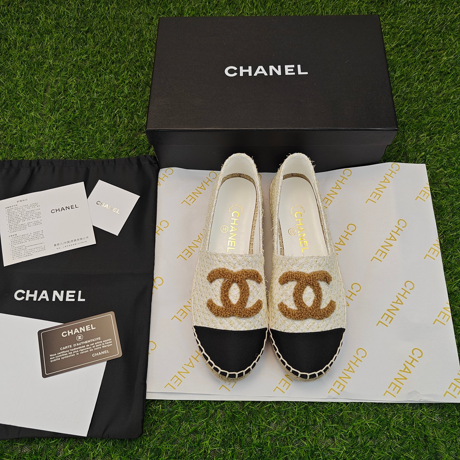 2023 principios de la primavera nueva serie chanel pescador zapatos de pescador, esquema de color de