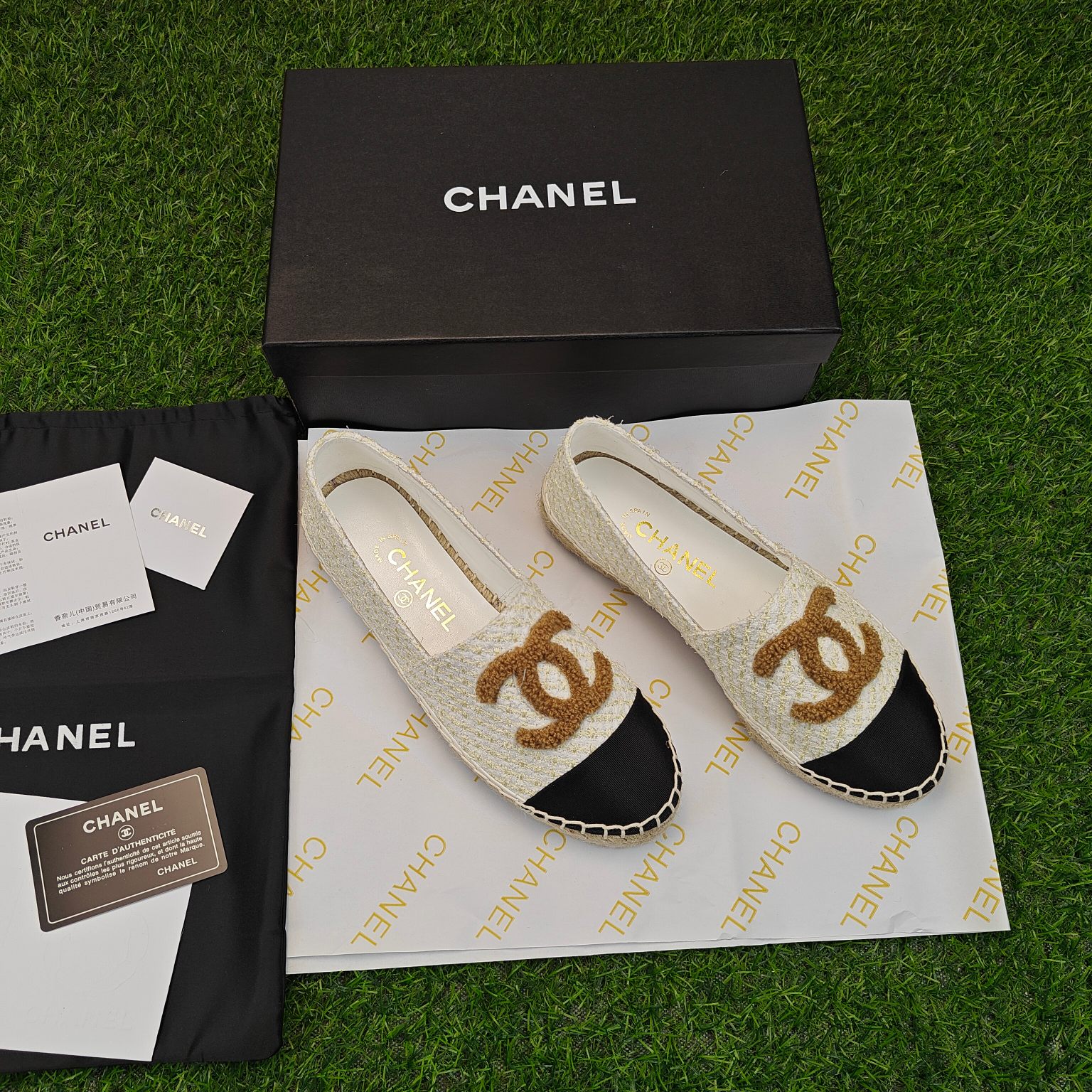 2023 principios de la primavera nueva serie chanel pescador zapatos de pescador, esquema de color de
