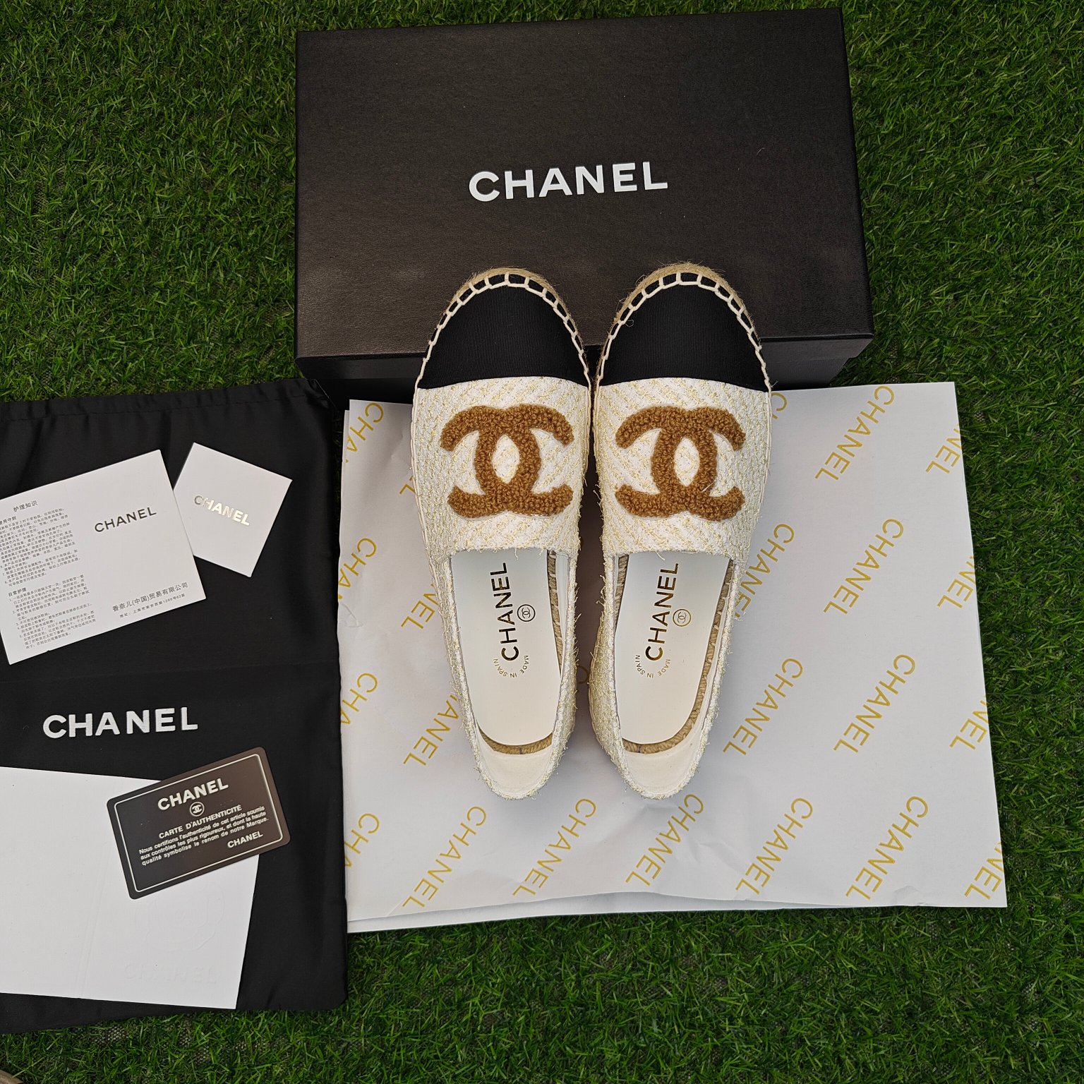 2023 principios de la primavera nueva serie chanel pescador zapatos de pescador, esquema de color de
