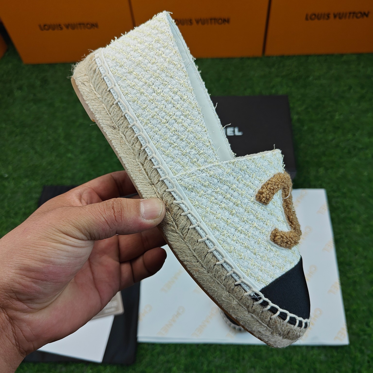 2023 principios de la primavera nueva serie chanel pescador zapatos de pescador, esquema de color de