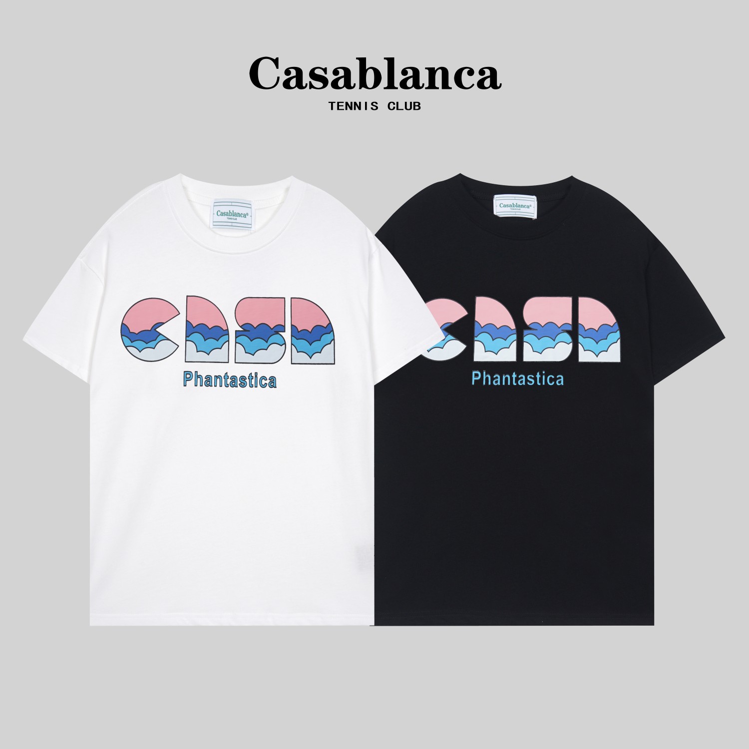 G1038 Camiseta de alta calidad de doble hilo # Casablanca*Nueva camiseta de verano 2023 de Casablanca, confec…