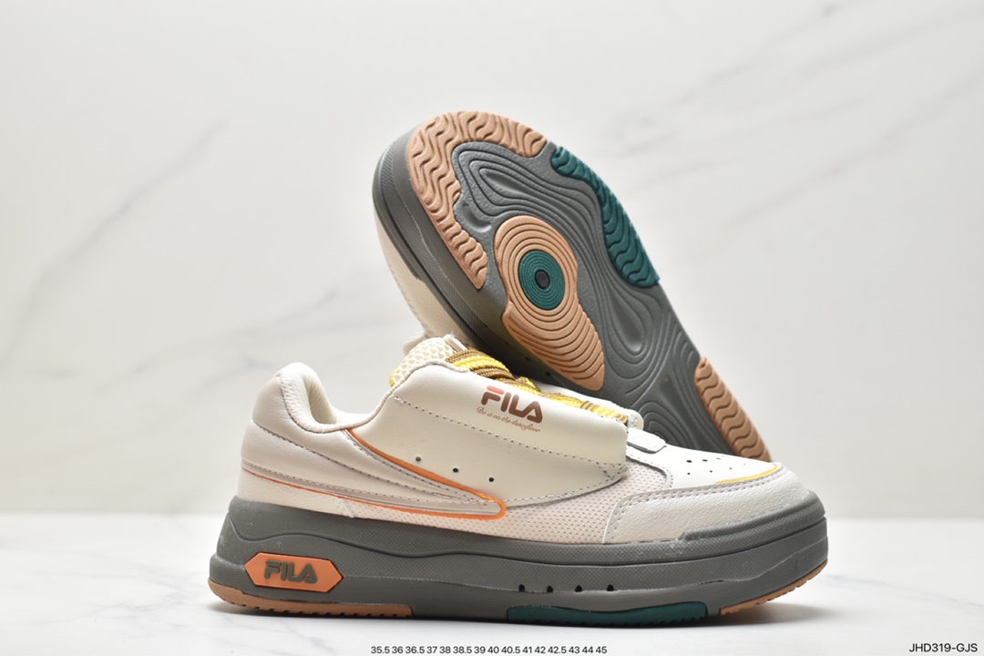 FILA dad shoes dad style thick sole increased retro neutral casual sports jogging shoes F12M324203FWG