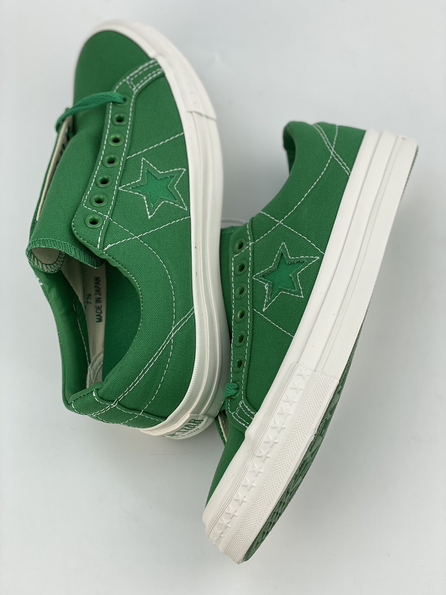 NISSAN TIMELINE CONVERSE ONE STAR J VTG CANVAS Japanese trendy retro classic 23SS green canvas shoes