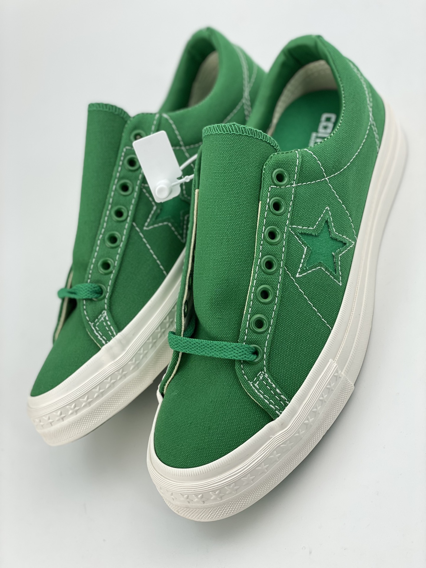 NISSAN TIMELINE CONVERSE ONE STAR J VTG CANVAS Japanese trendy retro classic 23SS green canvas shoes