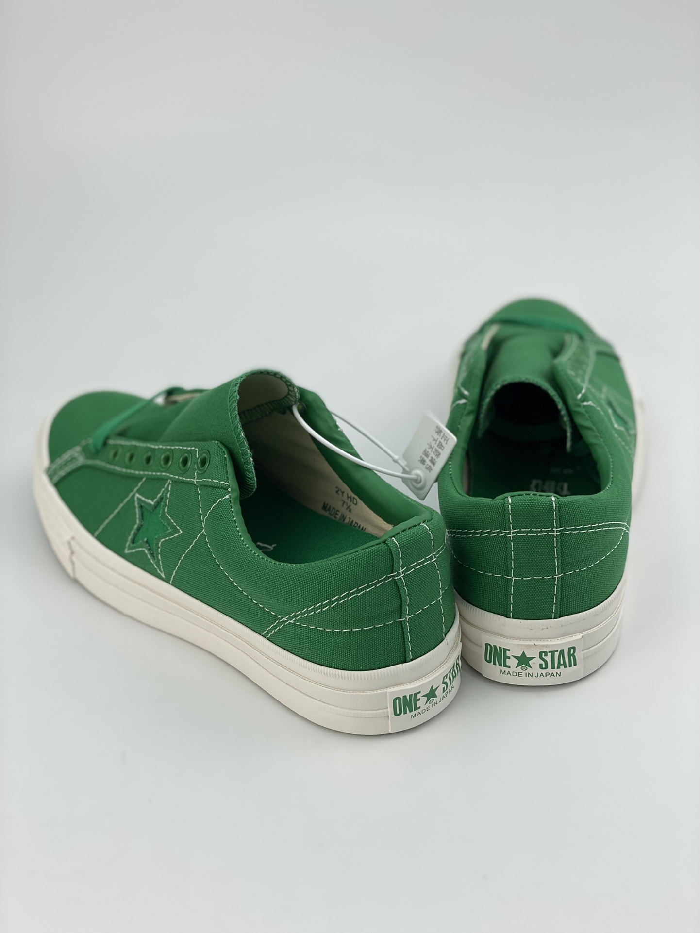 NISSAN TIMELINE CONVERSE ONE STAR J VTG CANVAS Japanese trendy retro classic 23SS green canvas shoes