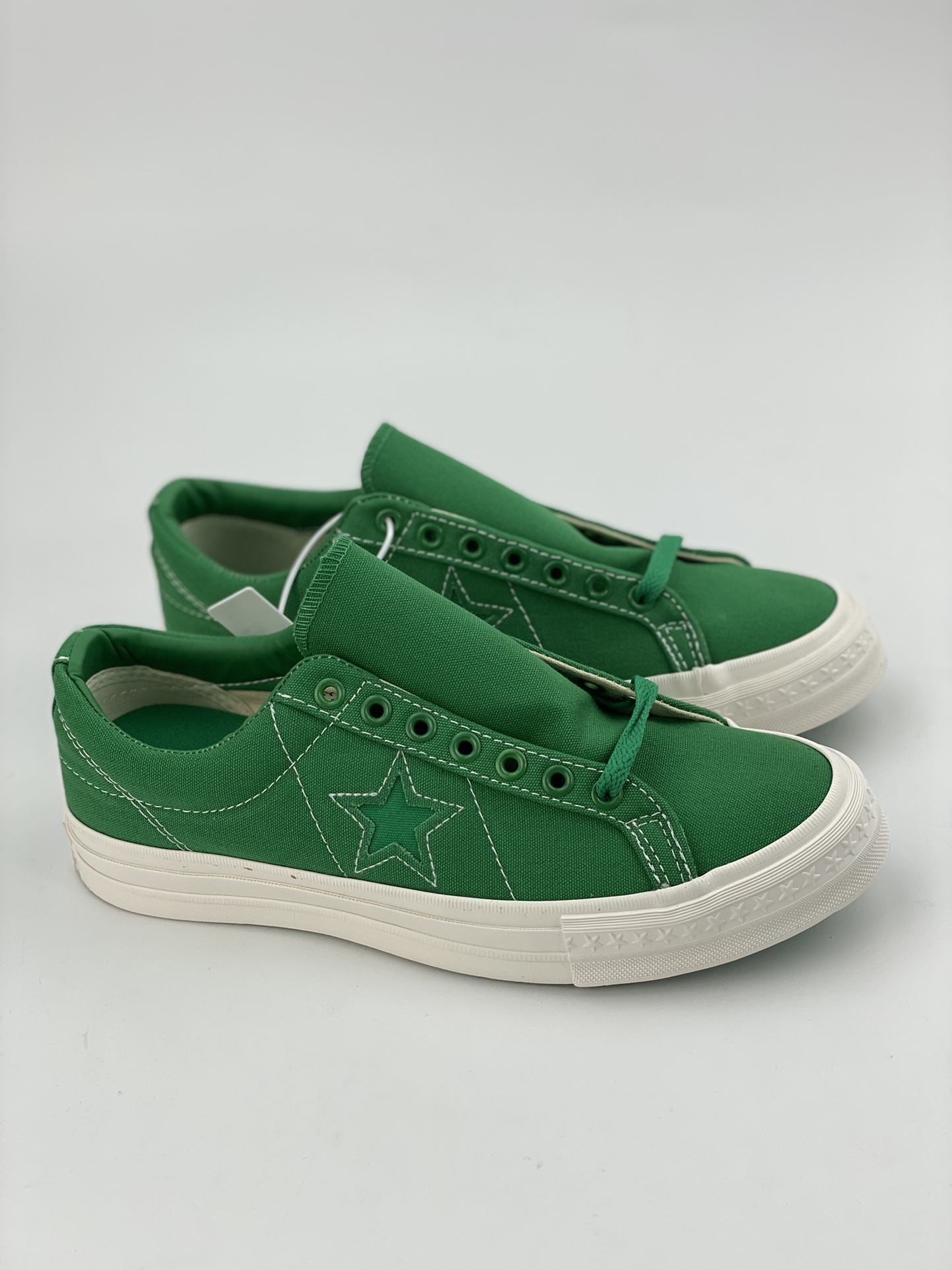 NISSAN TIMELINE CONVERSE ONE STAR J VTG CANVAS Japanese trendy retro classic 23SS green canvas shoes