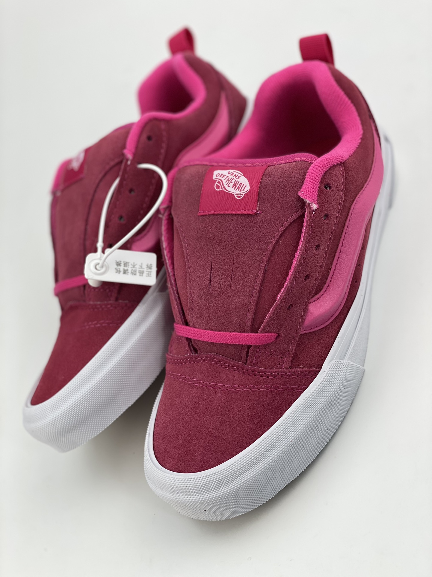 Fat version of big logo dragon fruit fluorescent pink casual canvas shoes bread shoes potato shoes VN0009QCYU2