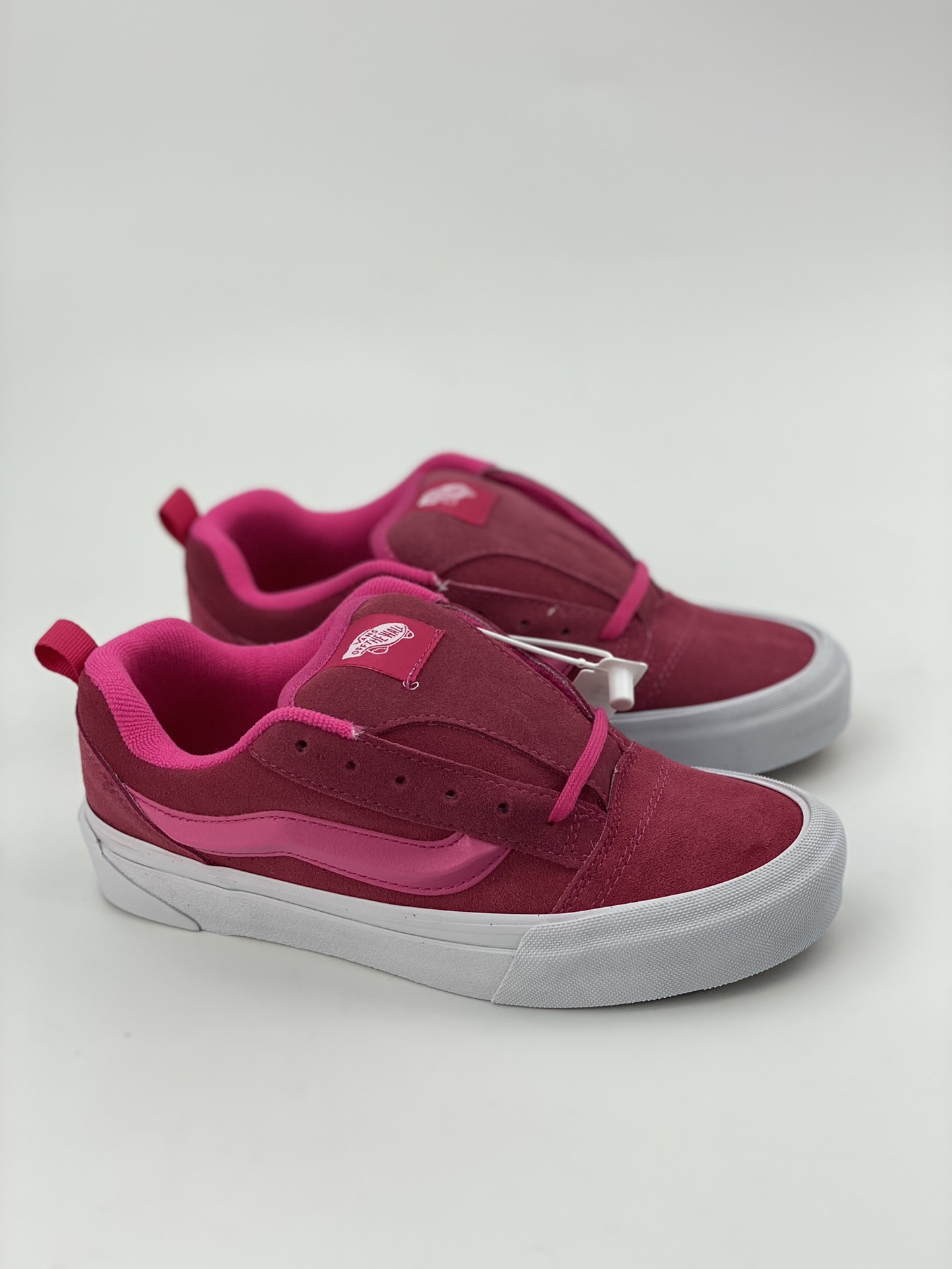 Fat version of big logo dragon fruit fluorescent pink casual canvas shoes bread shoes potato shoes VN0009QCYU2