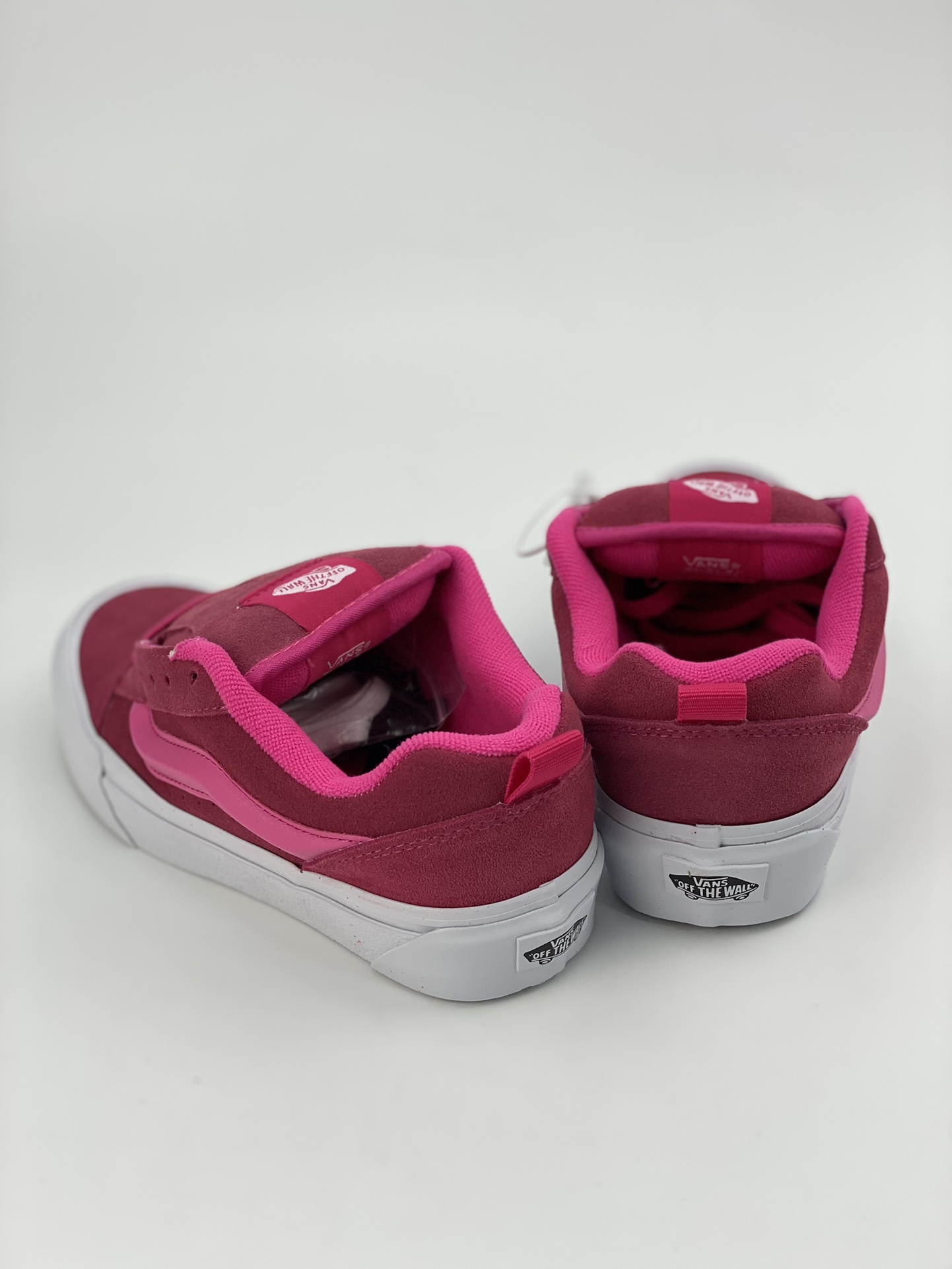 Fat version of big logo dragon fruit fluorescent pink casual canvas shoes bread shoes potato shoes VN0009QCYU2