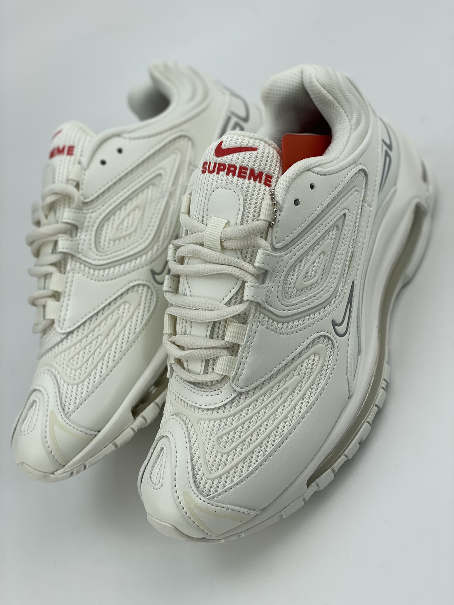 Supreme x Nike Air Max98 TL full-length air cushion shock-absorbing running shoes DR1033-100