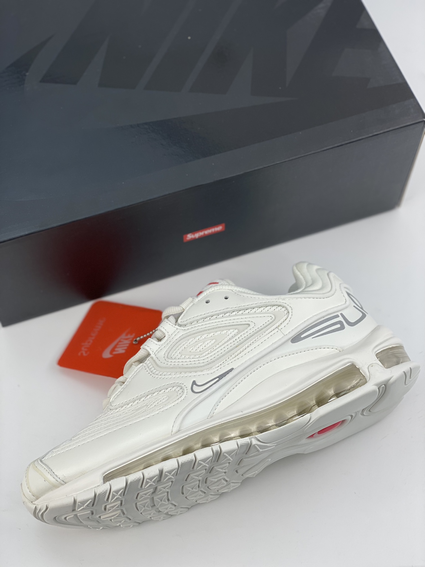 Supreme x Nike Air Max98 TL full-length air cushion shock-absorbing running shoes DR1033-100