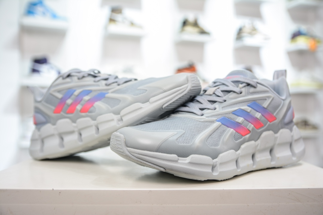Adidas Adistar 1 W gray blue pink color Qingfeng series casual running shoes GZ0600