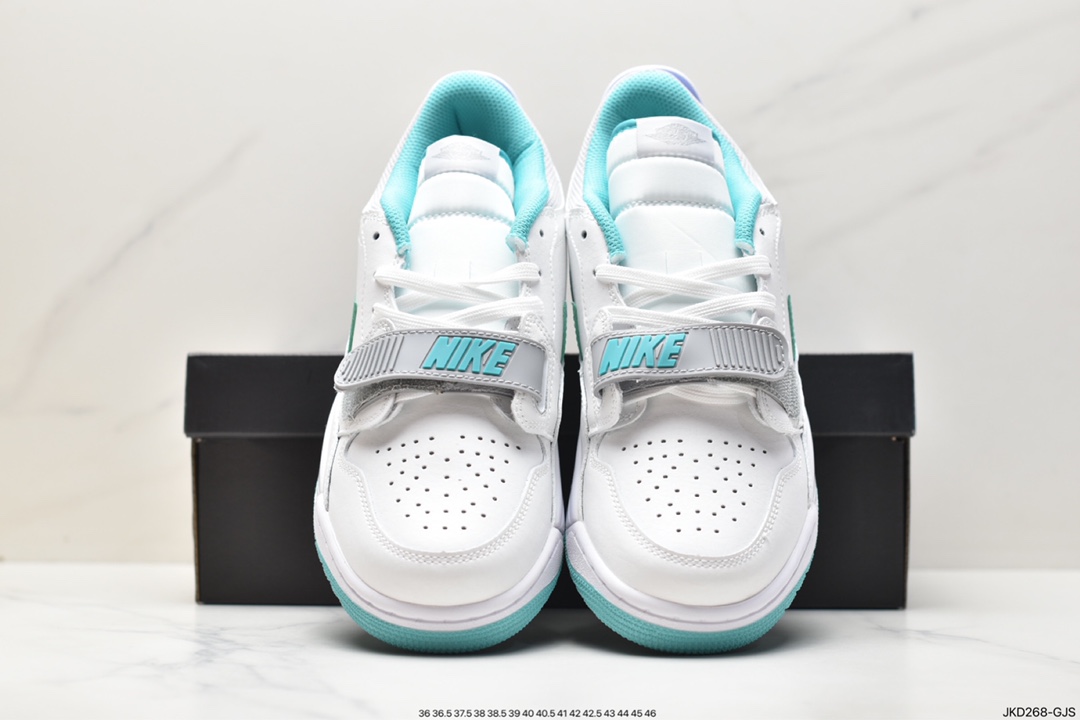 Air Jordan Legacy 312 has a staggered design CD7069-130