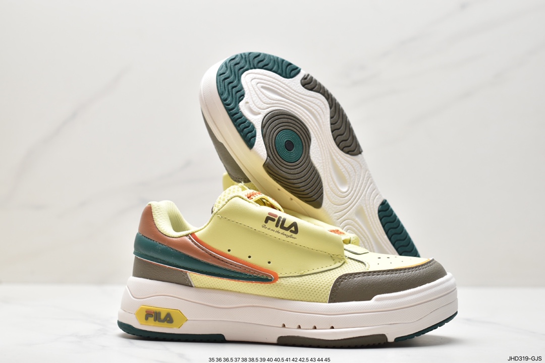 FILA dad shoes dad style thick sole increased retro neutral casual sports jogging shoes F12W324203FCC