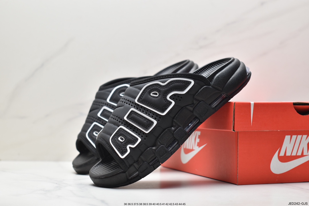 NIKE AIR MORE Uptempo Slide leather slippers DV2132-001