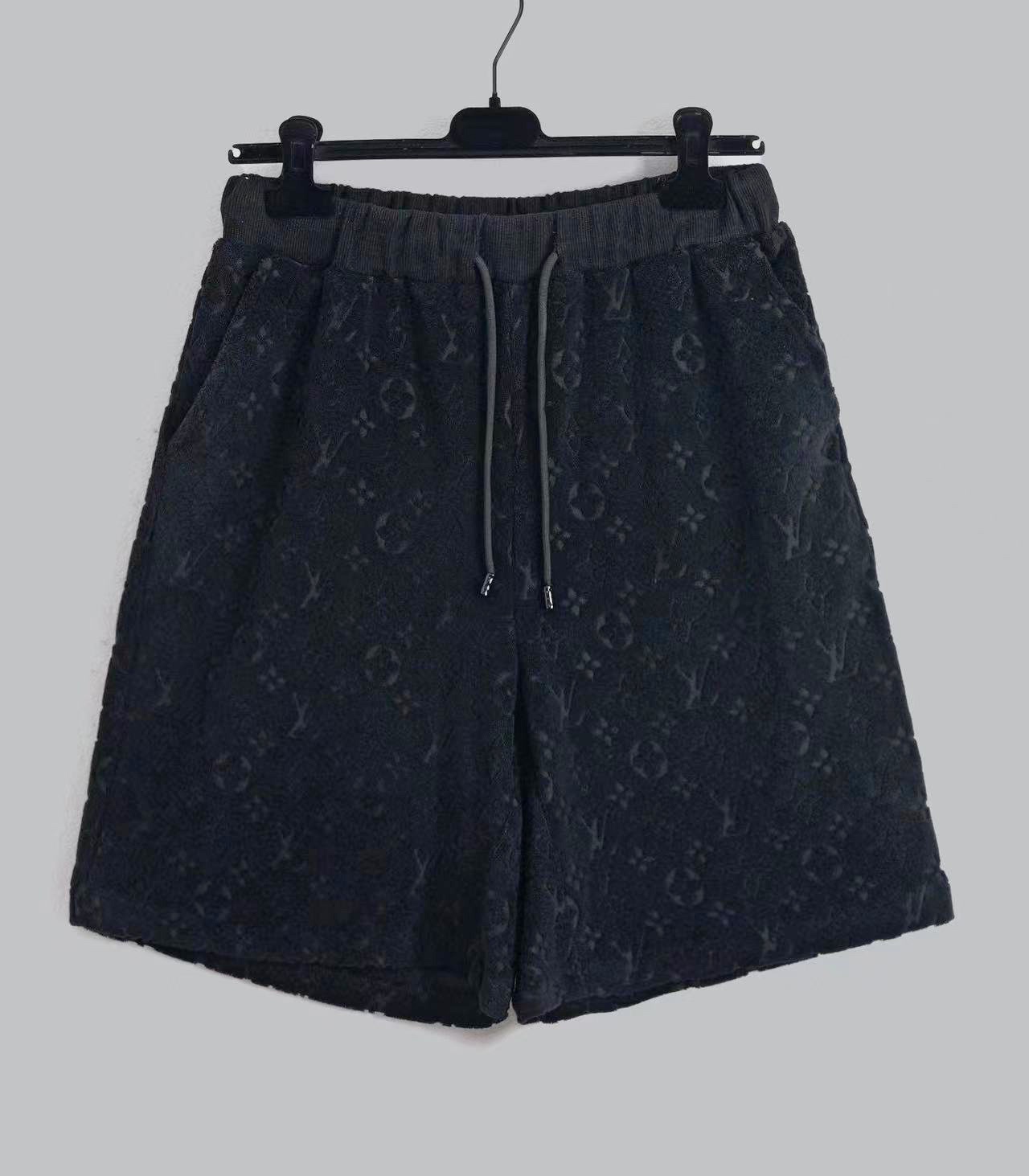 Louis Vuitton Vendita
 Abbigliamento Pantaloni Corti Nero Cotone