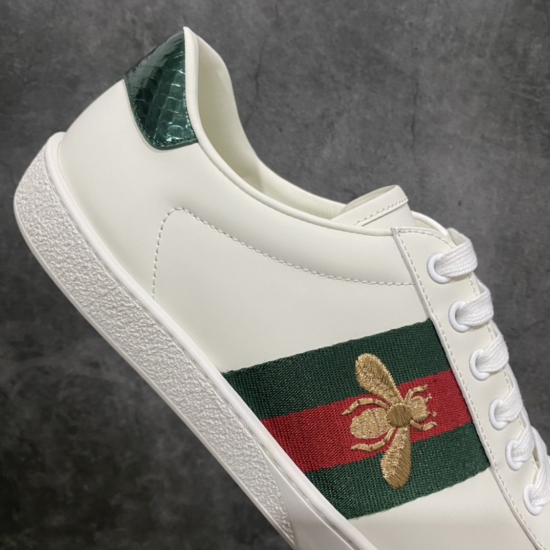[Wandan pure original] Gucci white shoes series classic little bee