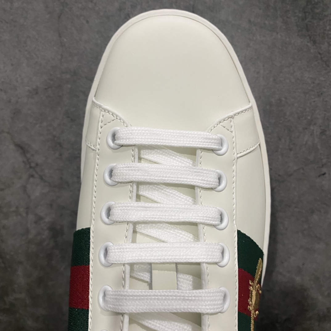[Wandan pure original] Gucci white shoes series classic little bee