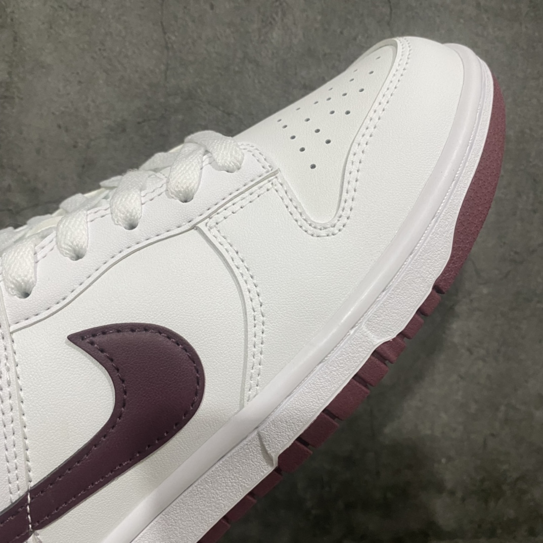 [Pure Original Y Version] Nike Dunk Low White Wine Red DV0831-102